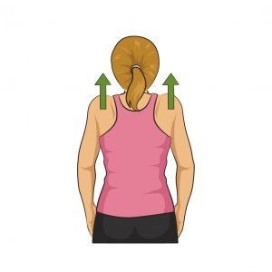 Auckland Shoulder Clinic - Shoulder Physiotherapy - shoulder shrug exercise